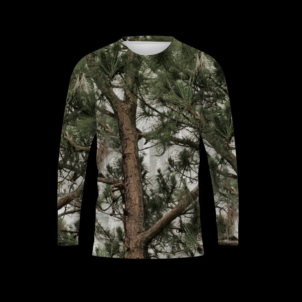 【U LAN】Holly print camo layered long sleeves U LAN】Holly print camo layered long sleeves Girls' Long