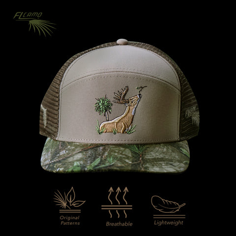 "Florida Buck" - FL Camo Hammock Hybrid Trucker Hat