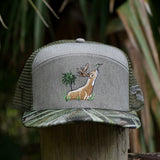 "Palmetto Buck" - FL Camo Palmetto Hybrid Trucker Hat