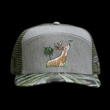 "Palmetto Buck" - FL Camo Palmetto Hybrid Trucker Hat