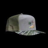 "Palmetto Buck" - FL Camo Palmetto Hybrid Trucker Hat