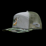 "Palmetto Buck" - FL Camo Palmetto Hybrid Trucker Hat