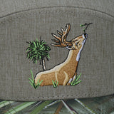 "Palmetto Buck" - FL Camo Palmetto Hybrid Trucker Hat