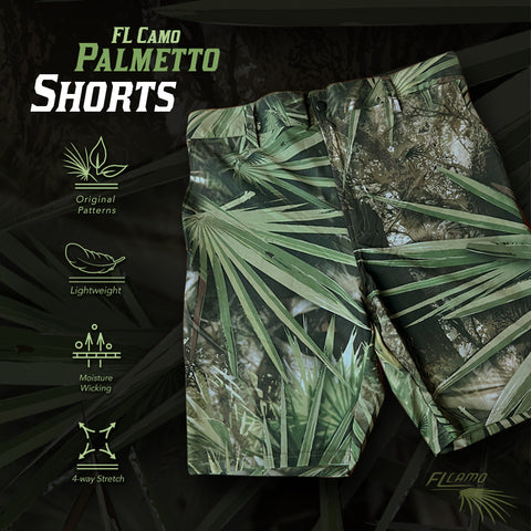 Camo Shorts - Palmetto Ultra Lightweight Performance