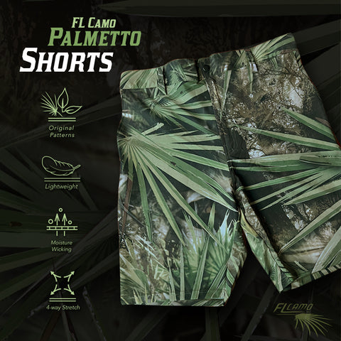 Ultra Lightweight Performance Shorts - FL Camo Palmetto