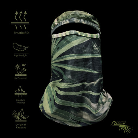 Breathable Mesh Loose Fit Mask - FL Camo Palmetto