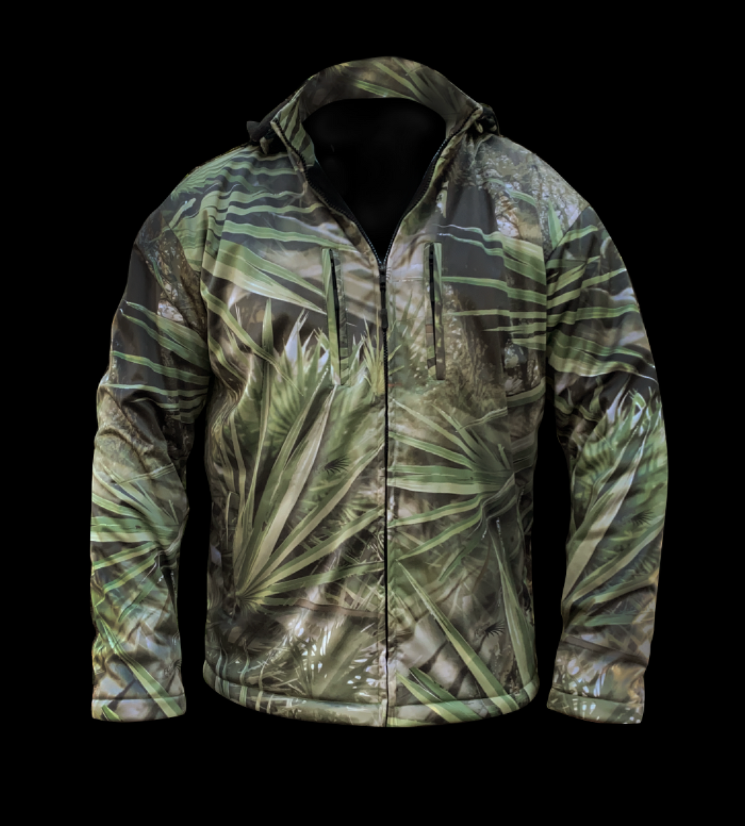 Flex-Fleece”, 1/4 zip hoodie - Hammock – FL Camo - Florida and The