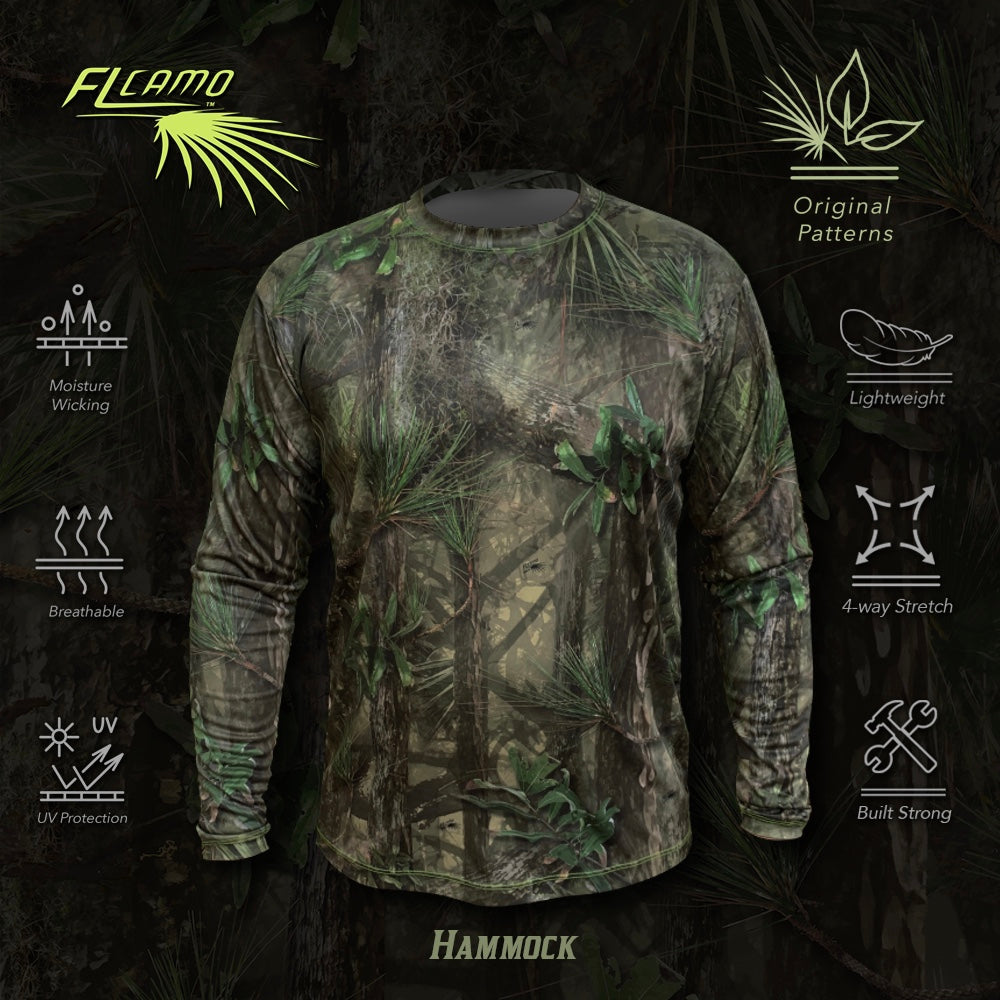 Camouflage Long Sleeve Uv Protection Shirt