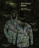 “Flex-Fleece”, 1/4 zip hoodie -FL Camo Palmetto