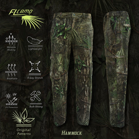Ultra Lightweight Performance Pants - FL Camo Hammock