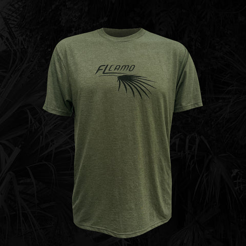 FL Camo Logo shirt - Olive