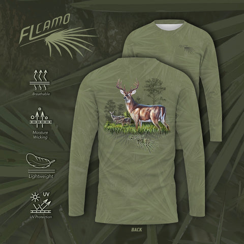 Ghost Green Palmetto - "Camp Dreams" - Performance Long Sleeve Shirt