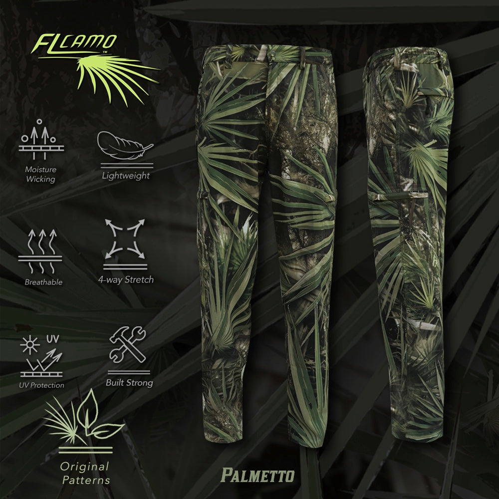 Ultra Lightweight Performance Camo Pants - Palmetto – FL Camo