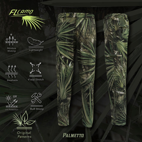 Ultra Lightweight Performance Pants - FL Camo Palmetto