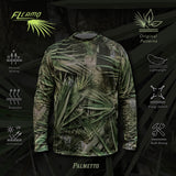 Lightweight Performance Long Sleeve Shirt - FL Camo Palmetto