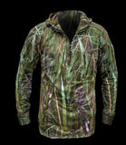 “Flex-Fleece”, 1/4 zip hoodie - FL Camo Glades