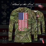 “Land of The Free" FL Camo Palmetto Perfromance Long sleeve - POD