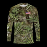 “Land of The Free" FL Camo Palmetto Perfromance Long sleeve - POD