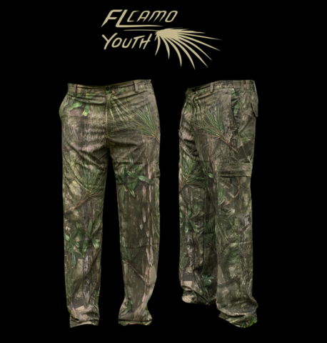 Youth Ultra Lightweight Performance Pants- FL Camo Hammock