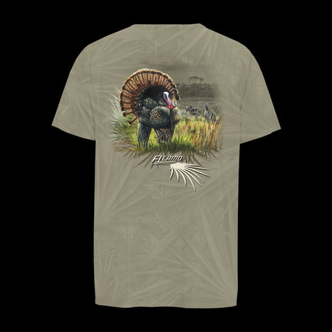 Ghost Gray Palmetto 'Osceola Dreams' - Performance Short Sleeve Shirt - POD