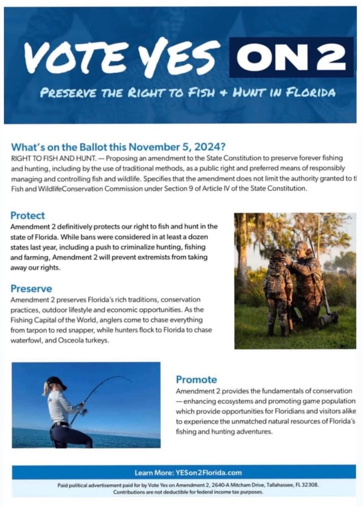 Why Florida Voters Should Vote YES on Amendment 2: Protecting Your Right to Hunt and Fish