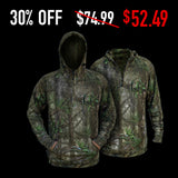 “Flex-Fleece”, 1/4 zip hoodie - FL Camo Hammock