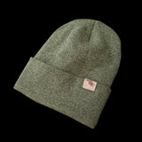 Heather Olive - Knit Beanie hat FL Camo