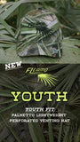 Youth - Ultra Lightweight Perforated, Fully Printed Hat- FL Camo Palmetto