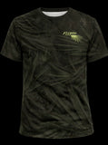 "Pure Florida" Osceola Turkey T-Shirt - Ghosted Charcoal Palmetto Pattern