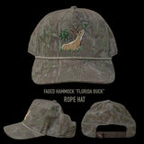 Faded Hammock Florida Buck Rope Hat