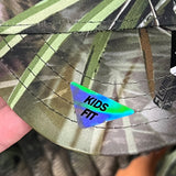 Youth - Ultra Lightweight Perforated, Fully Printed Hat- FL Camo Palmetto