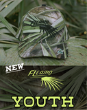 Youth - Ultra Lightweight Perforated, Fully Printed Hat- FL Camo Palmetto