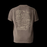 "The Florida Sportsman" Comfort Colors Pocket T-Shirt- Espresso