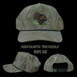 Vintage Palmetto Osceola Turkey Rope Hat