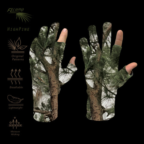 Performance Lightweight Gloves- FL Camo HighPine