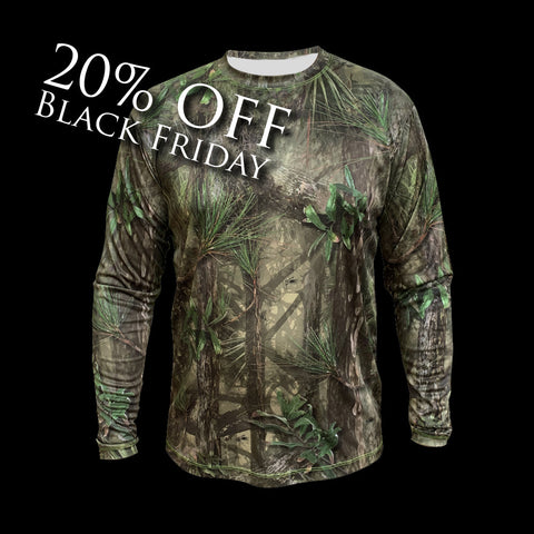 Lightweight Performance Long Sleeve Shirt - FL Camo Hammock