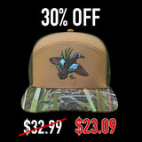 "Banded Blue Rocket" - FL Camo Glades Hybrid Trucker Hat