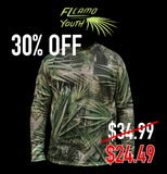 Youth Lightweight Performance Long Sleeve Shirt - FL Camo Palmetto