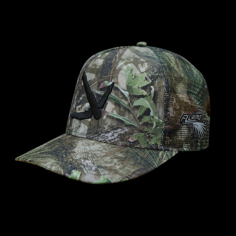 New - Turkey Track Trucker Hat - FL Camo Hammock