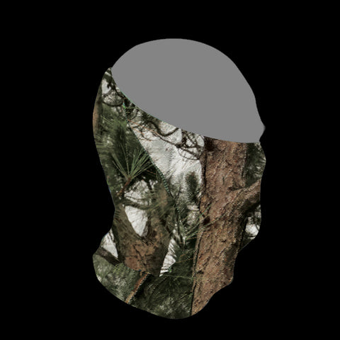 Vented face and neck cover- FL Camo HighPine