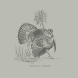 Sketch Series - Osceola Turkey- Pewter Gray