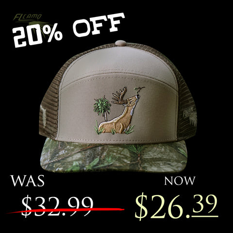 "Florida Buck" - FL Camo Hammock Hybrid Trucker Hat