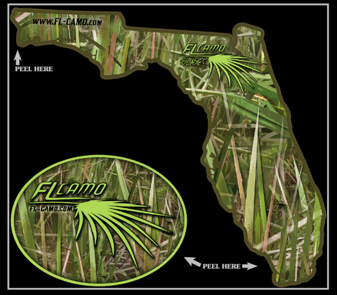 State of Florida - large Glades dye -cut  (Combo Pack)