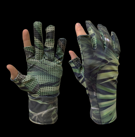 FL Camo Palmetto performance lightweight Glove (exposed index and thumb) -